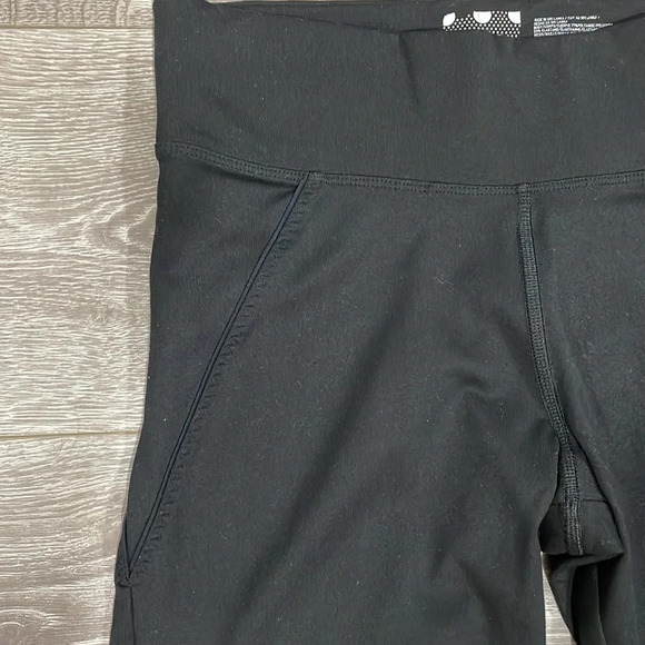 Victoria’s Secret PINK Ultimate Zip Ankle Black Leggings M - Picture 12 of 15